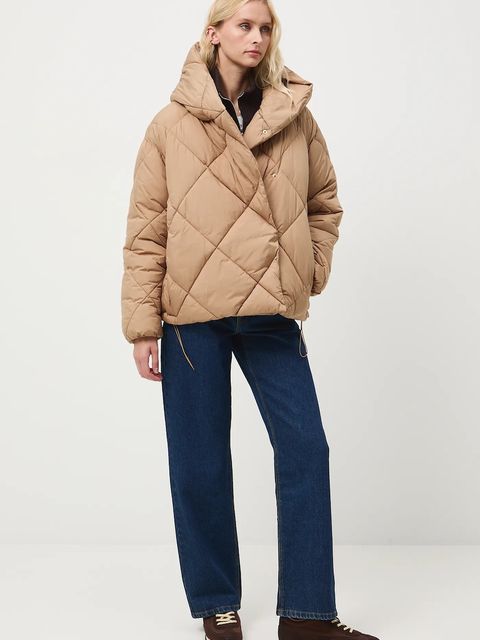 Medicine kurtka damska kolor beżowy przejściowa