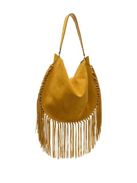 ISABEL MARANT Oskan fringed shoulder bag - Yellow