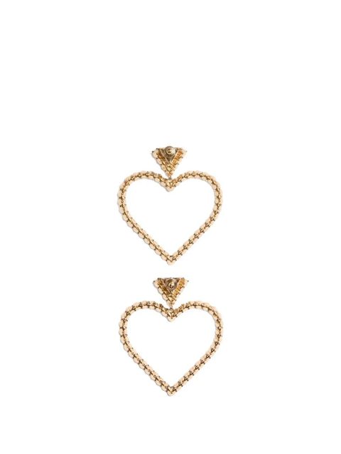 Valentino Garavani Coeur Royal earrings in metal and Swarovski® crystals - Gold