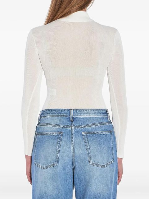 Self-Portrait knitted body - White