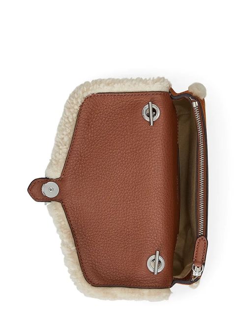 Lauren Ralph Lauren portfel skórzany damski kolor brązowy 432980754