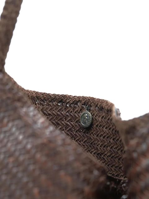 DRAGON DIFFUSION woven leather shoulder bag - Brown - zdjęcie produktu nr 2