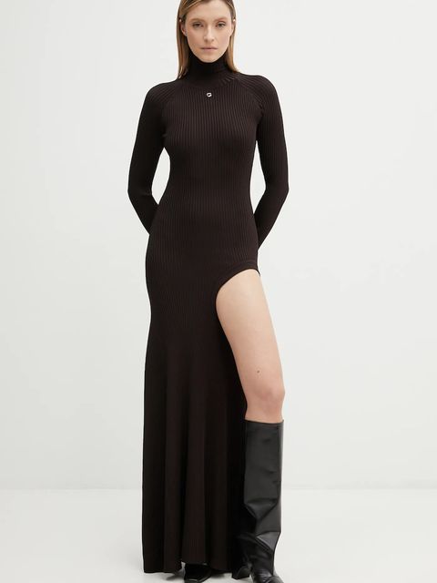 Coperni sukienka Leg Cut-Out Rib Gown - zdjęcie produktu nr 1