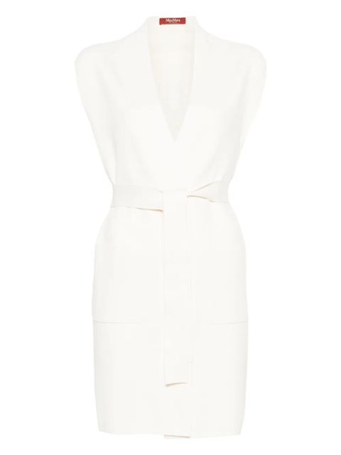 Max Mara belted gilet - White - zdjęcie produktu nr 1