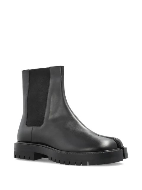 Maison Margiela Tabi elasticated-sides chelsea boots - Black