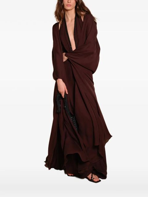 Johanna Ortiz New Destiny cape - Brown