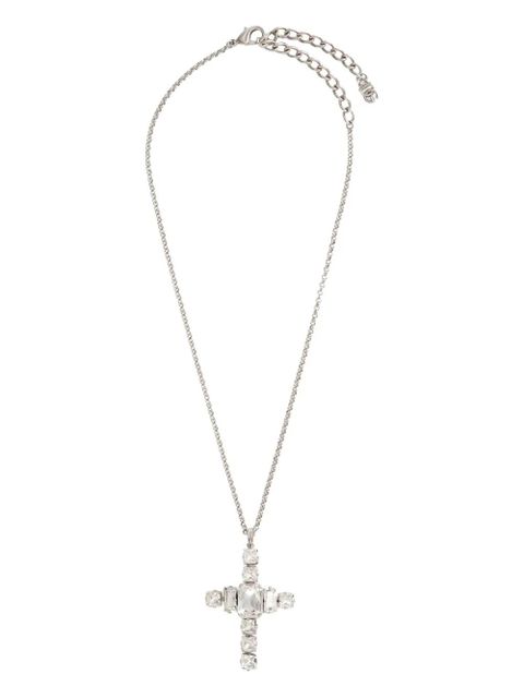 Dolce & Gabbana rhinestone-embellished necklace - Silver - zdjęcie produktu nr 1
