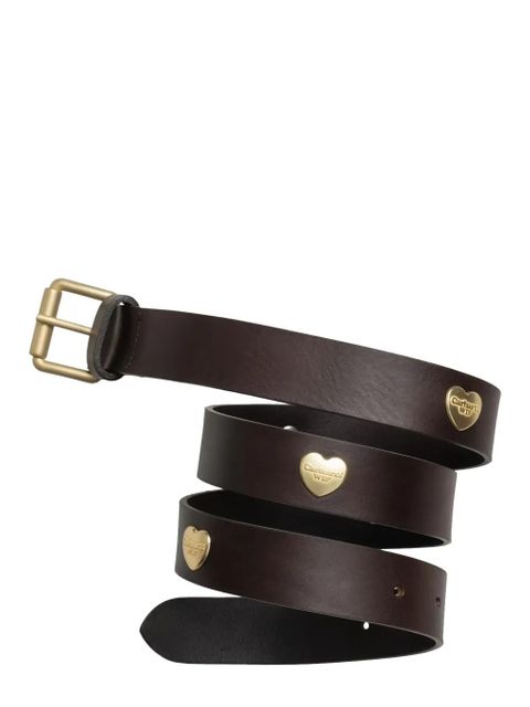 Carhartt WIP Tylor heart-plaque leather belt - Brown - zdjęcie produktu nr 2