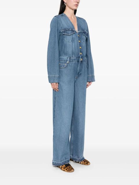GANNI denim jumpsuit - Blue