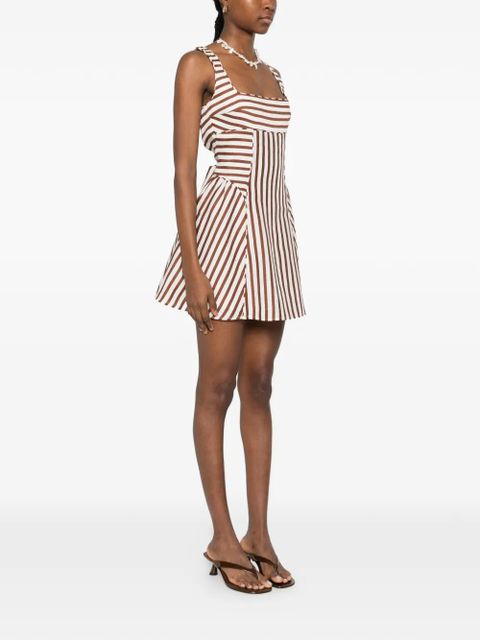 Cult Gaia striped mini dress - White - zdjęcie produktu nr 2