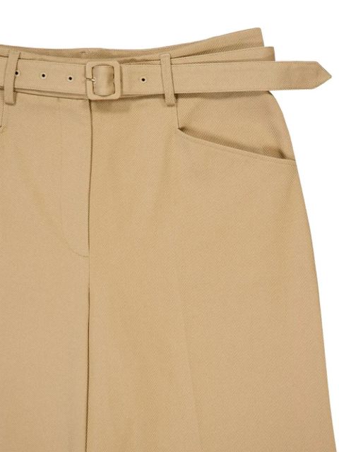 Gabriela Hearst belted wide-leg trousers - Neutrals
