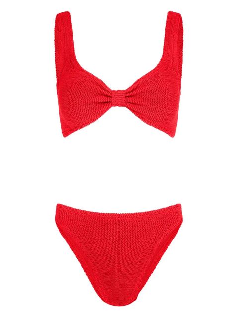Hunza G Bonnie seersucker bikini - Red - zdjęcie produktu nr 1