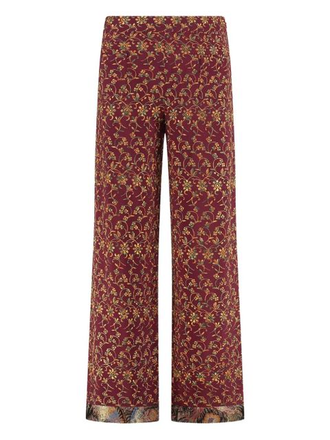 ETRO floral-print trousers - Red - zdjęcie produktu nr 1