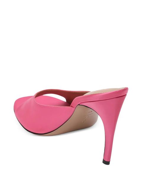 The Attico Betta heeled mules - Pink - zdjęcie produktu nr 2