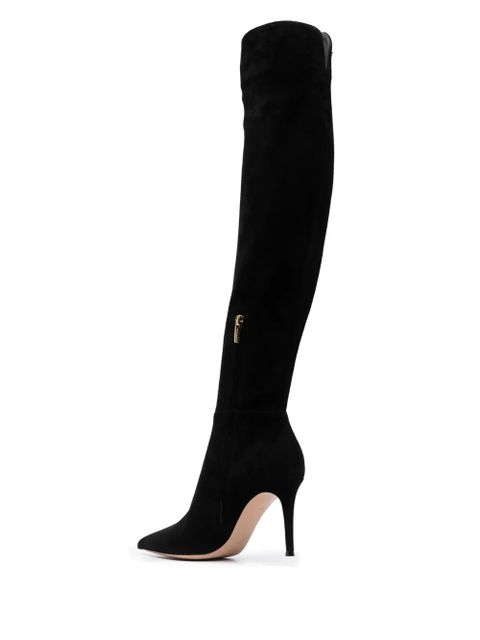 Gianvito Rossi Cuissarde 90mm knee-length boots - Black