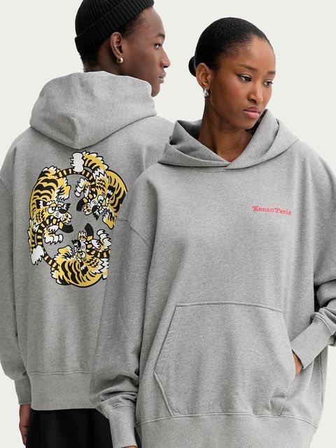 Kenzo bluza bawełniana x Verdy kolor szary z aplikacją FF58SW2404MF.94 - zdjęcie produktu nr 1