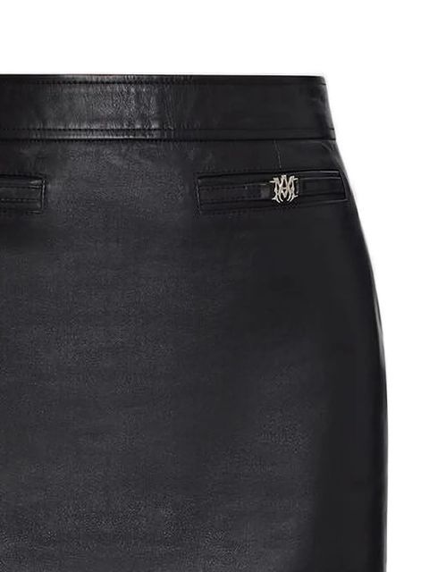 AMIRI logo mini skirt - Black - zdjęcie produktu nr 2