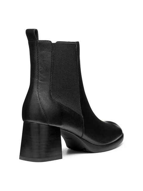 Geox sztyblety D WALK PLEASURE 55 damskie kolor czarny na słupku D56XBC 00081 C9999