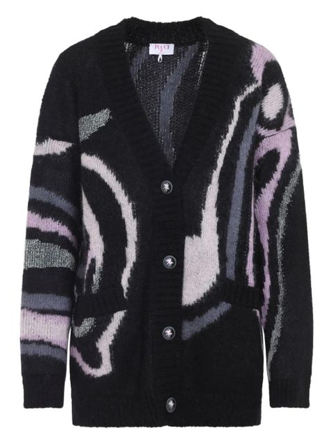 PUCCI abstract-patter cardigan - Black - zdjęcie produktu nr 1