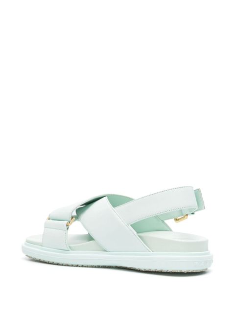 Marni Fussbett slingback sandals - Blue