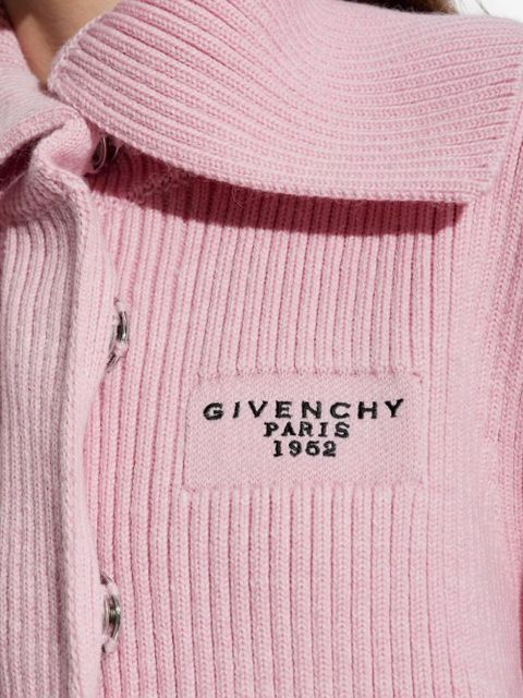 Givenchy ribbed-knit cardigan - Pink