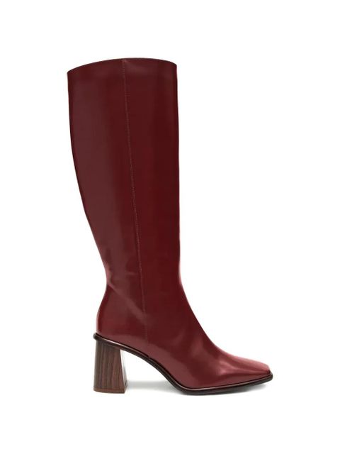 ALOHAS square-toe boots - Red
