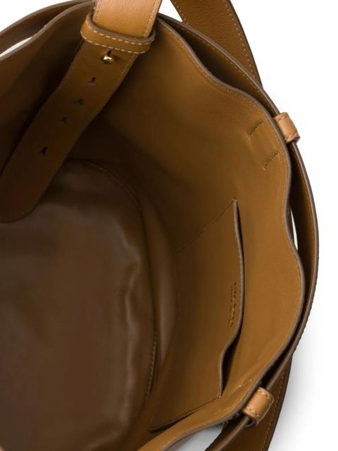 Prada Buckle bucket bag - Brown