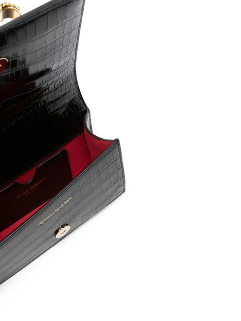 Alexander McQueen The Jewelled cross body bag - Black