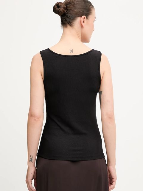 Marc O'Polo top damski kolor czarny 508218150085