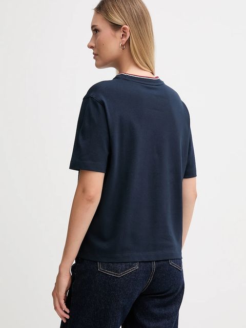 Tommy Hilfiger t-shirt damski kolor granatowy WW0WW47310