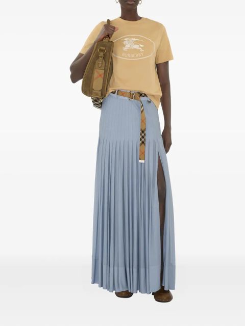 Burberry Knight-print cotton t-shirt - Neutrals