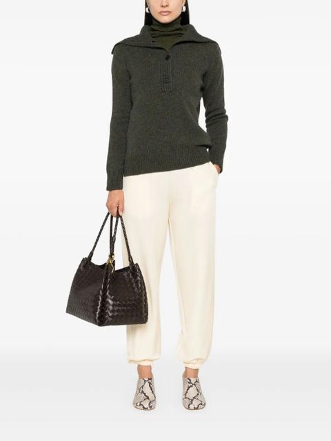 Jil Sander high-waist tapered trousers - Neutrals - zdjęcie produktu nr 2