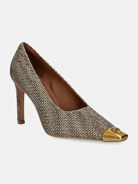 Kurt Geiger London szpilki Regent Court kolor beżowy 3448449609 - zdjęcie produktu nr 1