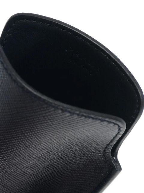 Prada Saffiano leather Iphone case - Black