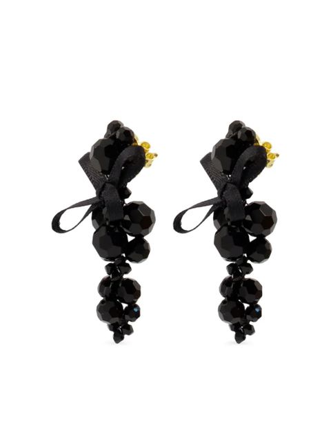 Simone Rocha Petite bow earrings - Black - zdjęcie produktu nr 2