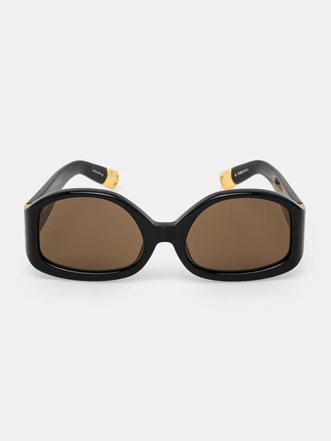 Jacquemus okulary przeciwsłoneczne COLAPSO kolor czarny JAC15C1SUN - zdjęcie produktu nr 2