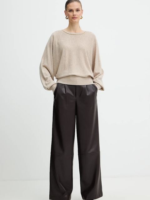 Marciano by Guess sweter z dodatkiem wełny ABEL damski kolor beżowy 5BGR02 5782Z - zdjęcie produktu nr 2