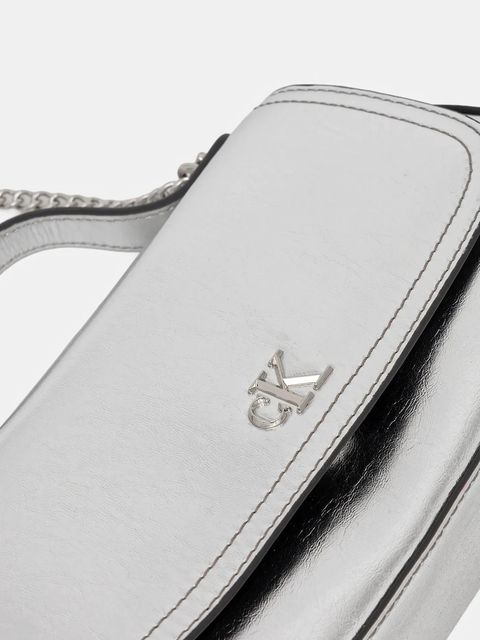 Calvin Klein torebka kolor srebrny LV04F3306G