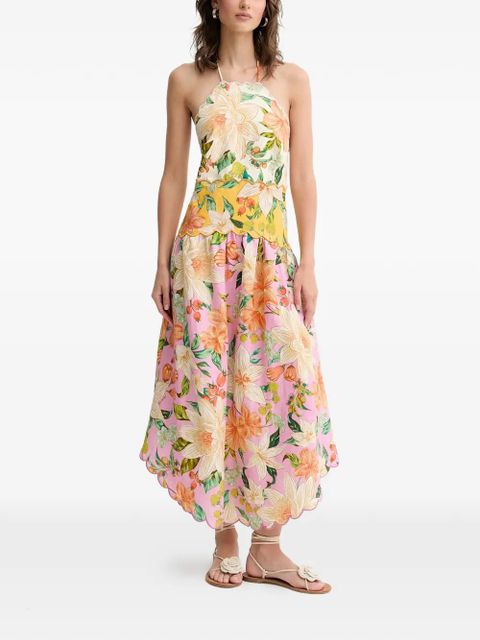 FARM Rio Guaragarden floral-print maxi dress - Pink - zdjęcie produktu nr 1