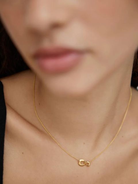 Monica Vinader infinity chain necklace - Gold - zdjęcie produktu nr 2