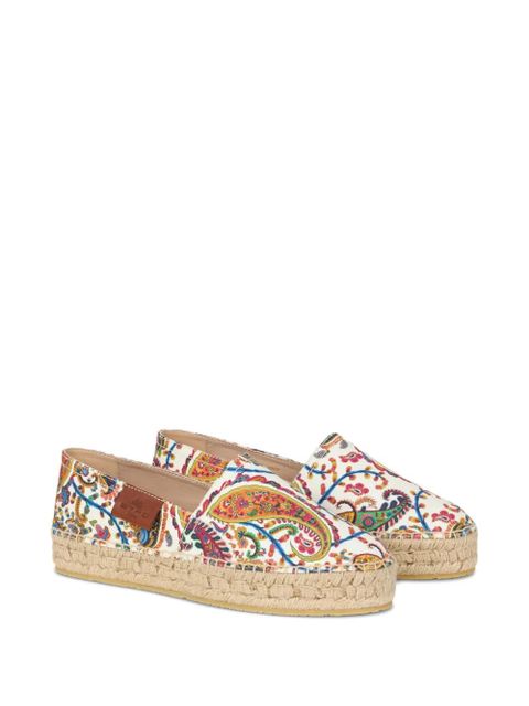 ETRO printed cotton espadrilles - White - zdjęcie produktu nr 2