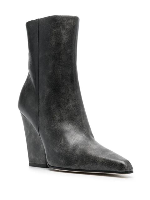 Paris Texas 90mm pointed-toe leather ankle boots - Black - zdjęcie produktu nr 2