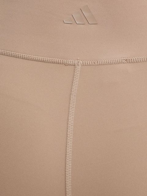 adidas Performance legginsy do jogi All Me damskie kolor beżowy gładkie JV7792