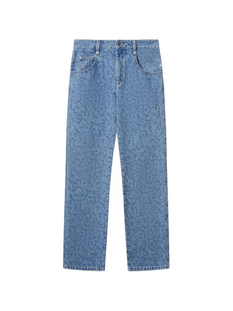MARANT ÉTOILE Brinsa pattern straight jeans - Blue - zdjęcie produktu nr 1