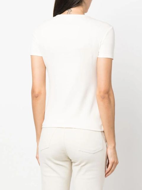 Lauren Ralph Lauren Alli knitted T-shirt - Neutrals - zdjęcie produktu nr 2