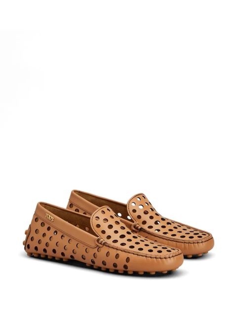 Tod's Gommino perforated loafers - Brown - zdjęcie produktu nr 2