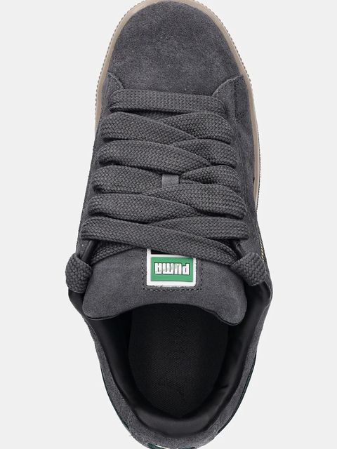 Puma sneakersy skórzane Suede XL kolor szary 395205