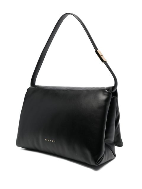 Marni Prisma leather shoulder bag - Black