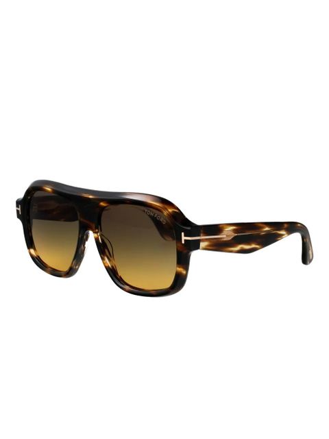 TOM FORD Eyewear round-frame sunglasses - Brown - zdjęcie produktu nr 2