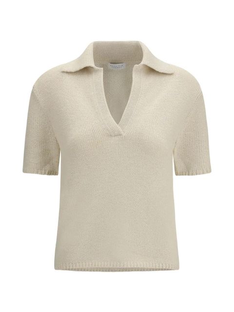 Gabriela Hearst Sohan V-neck top - Neutrals - zdjęcie produktu nr 1